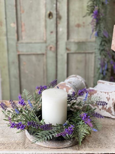 Chastain Lavender Candle Ring | 16" | NOT CURRENTLY IN STOCK - ETA December