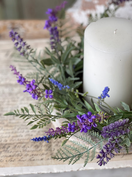 Chastain Lavender Candle Ring | 16" | NOT CURRENTLY IN STOCK - ETA December