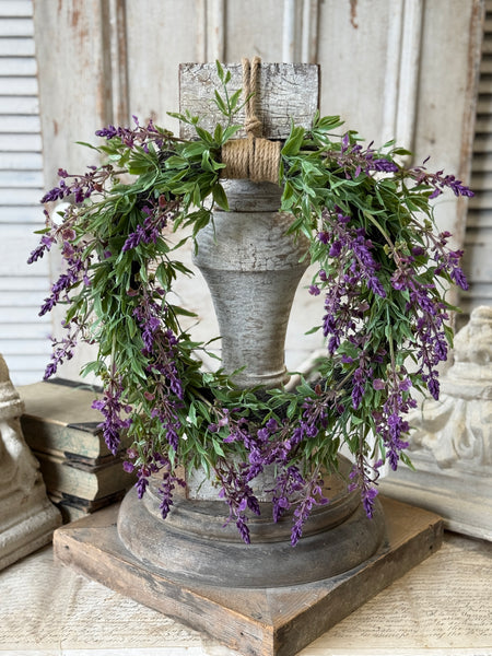 Genevive Lavender Hanging Wreath | 16" | NOT CURRENTLY IN STOCK-New For Spring 2027!