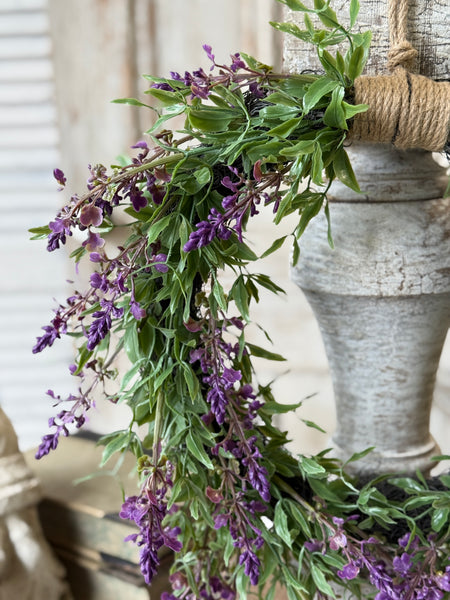 Genevive Lavender Hanging Wreath | 16" | NOT CURRENTLY IN STOCK-New For Spring 2027!