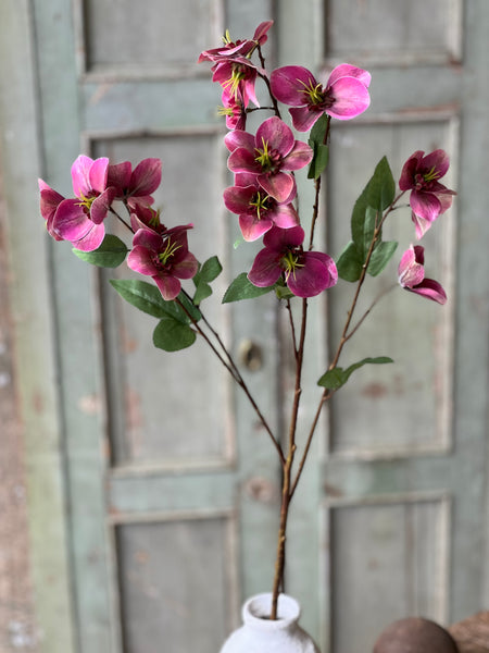 Lenten Boughs Spray | 39" | Garnet