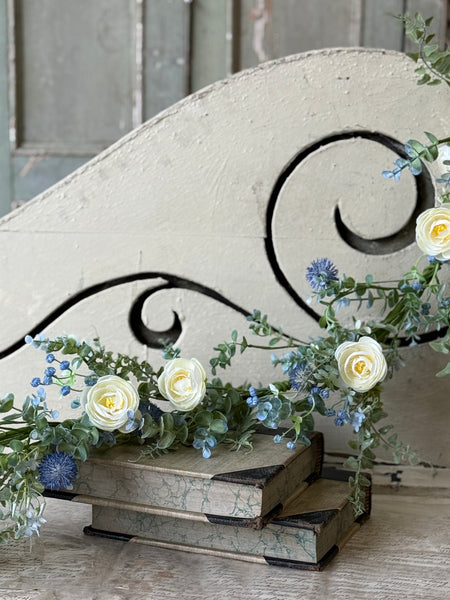 Indigo Allure Garland | 5' | NOT CURRENTLY IN STOCK-New For Spring 2027!