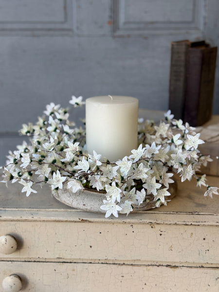 Villa Blooms Candle Ring | 17" | NOT CURRENTLY IN STOCK-New For Spring 2027!