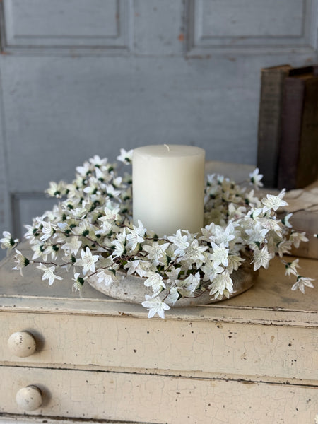 Villa Blooms Candle Ring | 17" | NOT CURRENTLY IN STOCK-New For Spring 2027!