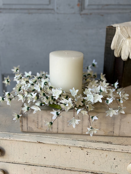 Villa Blooms Candle Ring | 12" | NOT CURRENTLY IN STOCK-New For Spring 2027!