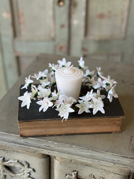 Villa Blooms Candle Ring | 6