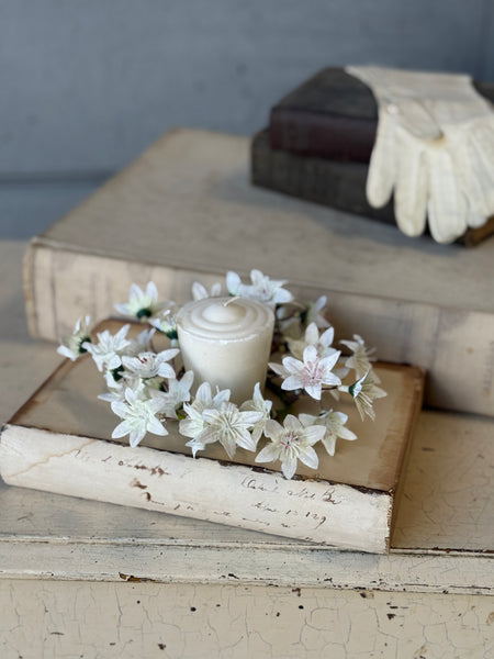 Villa Blooms Candle Ring | 6" | NOT CURRENTLY IN STOCK-New For Spring 2027!