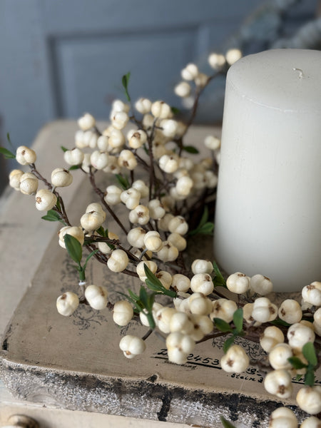 Jeckyll Berry Candle Ring | 14" | NOT CURRENTLY IN STOCK-New For Spring 2027!