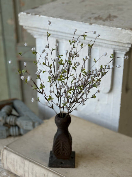 Bardot Buds Bush | 15" | White | NOT CURRENTLY IN STOCK-New For Spring 2027!