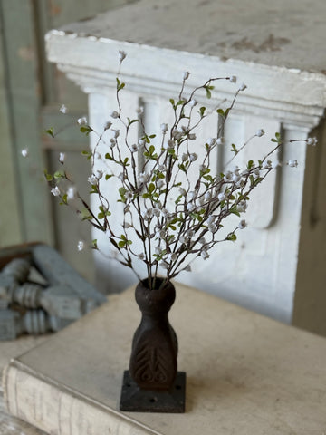 Bardot Buds Bush | 15" | White | NOT CURRENTLY IN STOCK-New For Spring 2027!