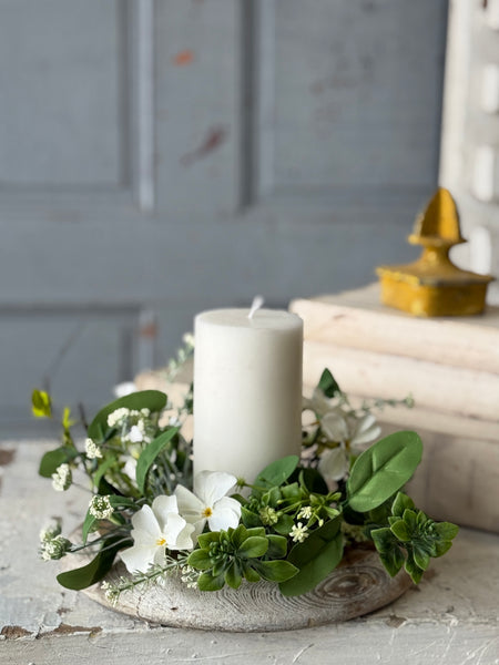 Medlock Blooms Candle Ring | 10" | NOT CURRENTLY IN STOCK-New For Spring 2027!