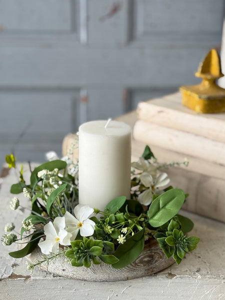 Medlock Blooms Candle Ring | 10" | NOT CURRENTLY IN STOCK-New For Spring 2027!