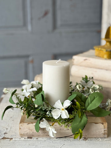 Medlock Blooms Candle Ring | 10" | NOT CURRENTLY IN STOCK-New For Spring 2027!
