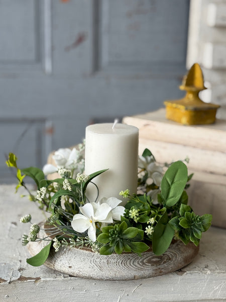 Medlock Blooms Candle Ring | 10" | NOT CURRENTLY IN STOCK-New For Spring 2027!