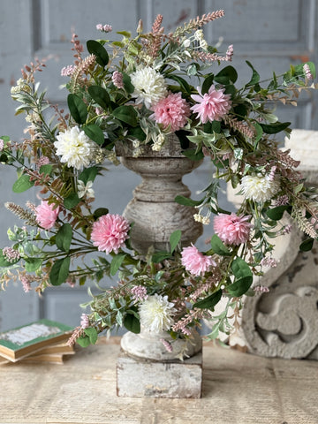 Alfresco Florets Wreath | 22" | NOT CURRENTLY IN STOCK-New For Spring 2027!