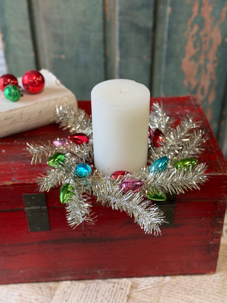 Tinsel Town Candle Ring | 6.5