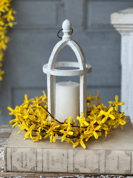 Sunrise Forsythia Candle Ring | 12" | NOT CURRENTLY IN STOCK - ETA December