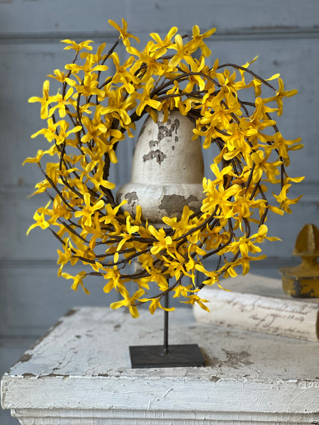Sunrise Forsythia Candle Ring | 12" | NOT CURRENTLY IN STOCK - ETA December