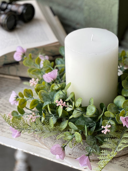 Castaway Blooms Candle Ring | 10" | NOT CURRENTLY IN STOCK - Spring 2026