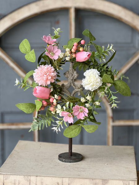 Promisary Blooms Candle Ring | 11" | NOT CURRENTLY IN STOCK-New For Spring 2026!