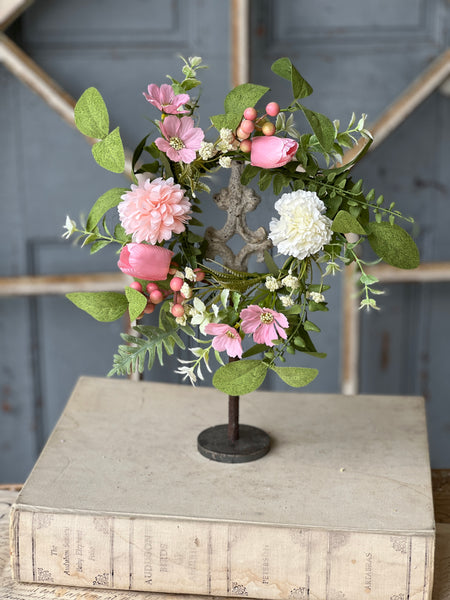 Promisary Blooms Candle Ring | 11" | NOT CURRENTLY IN STOCK-New For Spring 2026!