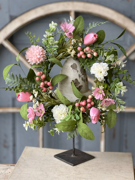 Promisary Blooms Candle Ring | 13" | NOT CURRENTLY IN STOCK-New For Spring 2026!