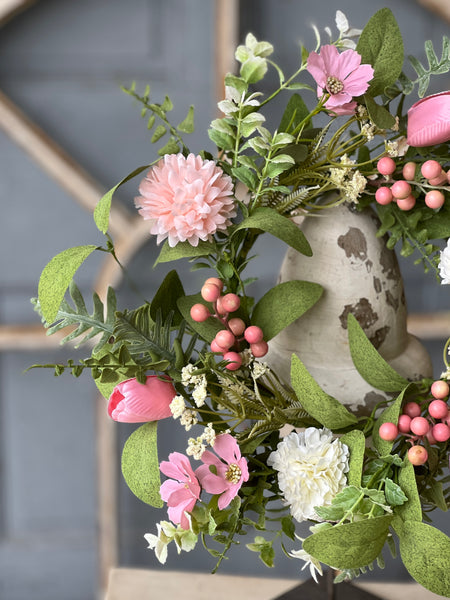 Promisary Blooms Candle Ring | 13" | NOT CURRENTLY IN STOCK-New For Spring 2026!