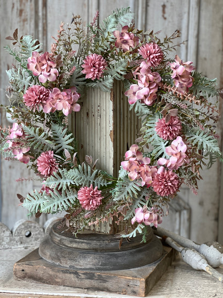 Midsummer Blooms Wreath | 24" | NOT CURRENTLY IN STOCK-New For Spring 2026!