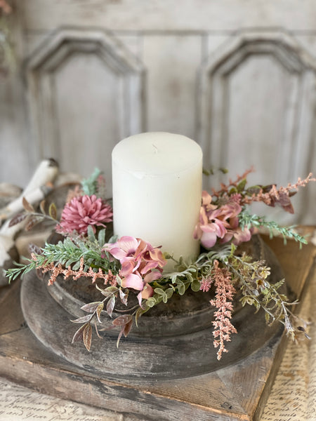Midsummer Blooms Candle Ring | 10" | NOT CURRENTLY IN STOCK-New For Spring 2026!
