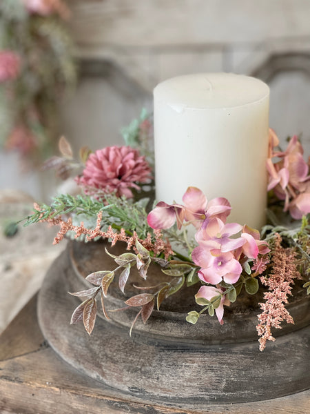 Midsummer Blooms Candle Ring | 10" | NOT CURRENTLY IN STOCK-New For Spring 2026!