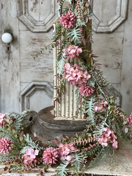 Midsummer Blooms Garland | 5' | NOT CURRENTLY IN STOCK-New For Spring 2026!