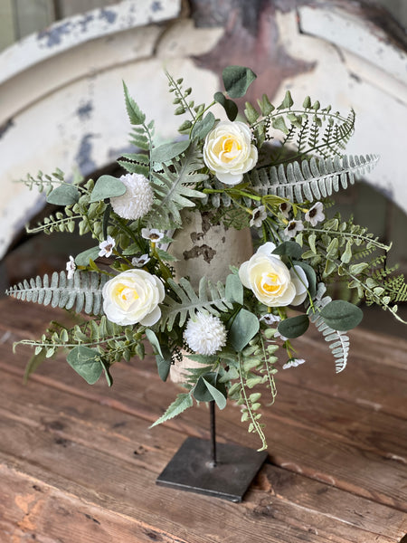 Bloomsbury Hill Candle Ring | 12" | Cream | NOT CURRENTLY IN STOCK-New For Spring 2026!