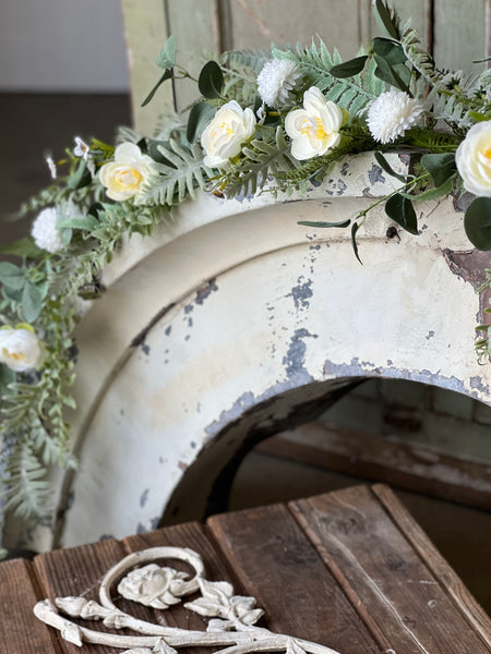 Bloomsbury Hill Garland | 5' | Cream | NOT CURRENTLY IN STOCK-New For Spring 2026!