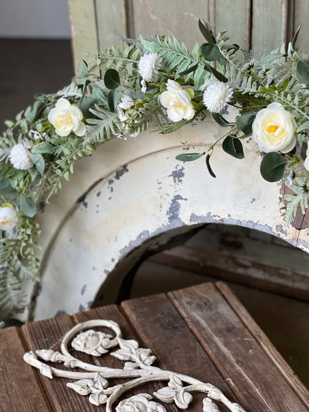 Bloomsbury Hill Garland | 5' | Cream | NOT CURRENTLY IN STOCK-New For Spring 2026!