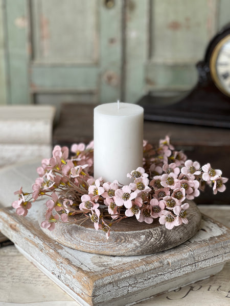Timeless Blooms Candle Ring | 10" | Blush | NOT CURRENTLY IN STOCK - ETA December