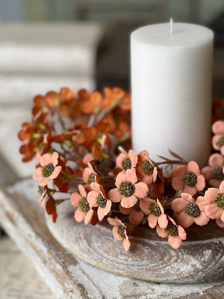 Timeless Blooms Candle Ring | 10" | Flame | NOT CURRENTLY IN STOCK - ETA December