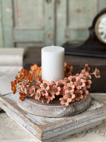 Timeless Blooms Candle Ring | 10" | Flame | NOT CURRENTLY IN STOCK - ETA December
