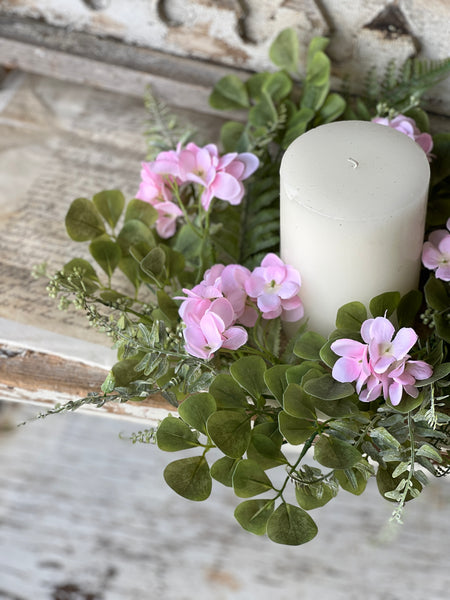 Bygone Blush Candle Ring | 16" | NOT CURRENTLY IN STOCK-New For Spring 2026!