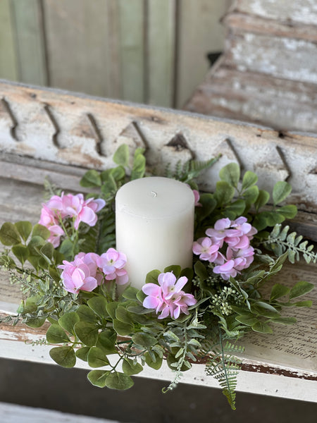 Bygone Blush Candle Ring | 16" | NOT CURRENTLY IN STOCK-New For Spring 2026!