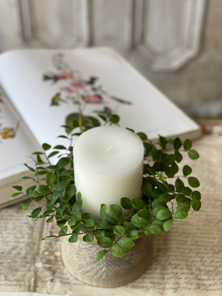 Wilder Leaf Candle Ring | 10" | NOT CURRENTLY IN STOCK-New For Spring 2026!