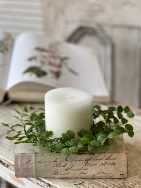 Wilder Leaf Candle Ring | 10" | NOT CURRENTLY IN STOCK-New For Spring 2026!