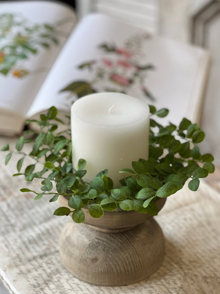 Wilder Leaf Candle Ring | 10" | NOT CURRENTLY IN STOCK-New For Spring 2026!
