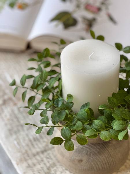 Wilder Leaf Candle Ring | 10" | NOT CURRENTLY IN STOCK-New For Spring 2026!