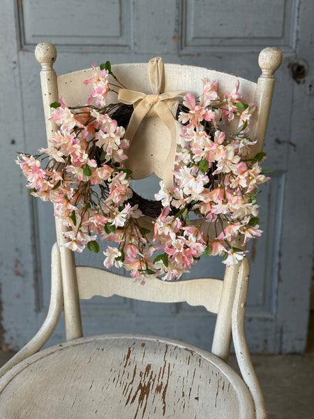 Cora Flower Hanging Wreath | 15" | NOT CURRENTLY IN STOCK-New For Spring 2027!