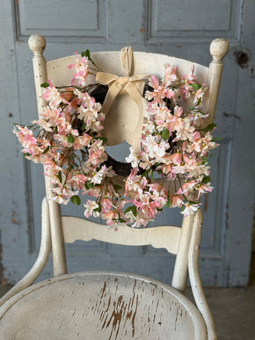 Cora Flower Hanging Wreath | 15" | NOT CURRENTLY IN STOCK-New For Spring 2027!