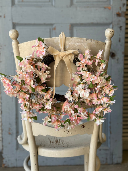 Cora Flower Hanging Wreath | 15" | NOT CURRENTLY IN STOCK-New For Spring 2027!