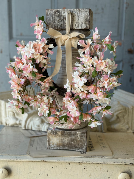 Cora Flower Hanging Wreath | 15" | NOT CURRENTLY IN STOCK-New For Spring 2027!
