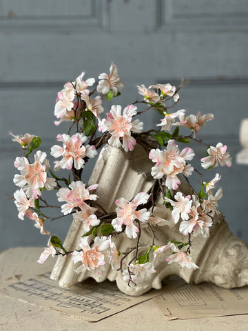 Cora Flower Candle Ring | 11" | Blushing | NOT CURRENTLY IN STOCK-New For Spring 2026!