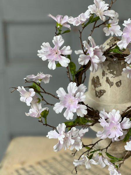 Cora Flower Candle Ring | 11" | Light Lilac | NOT CURRENTLY IN STOCK-New For Spring 2026!