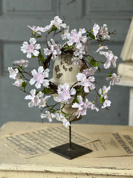 Cora Flower Candle Ring | 11" | Light Lilac | NOT CURRENTLY IN STOCK-New For Spring 2026!